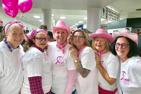 Cancer Survivors at rodeo 
